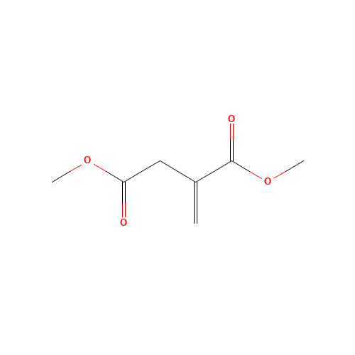 Dimethyl itaconate (CAS: 617-52-7) - Chemical Structure and Molecular Formula 