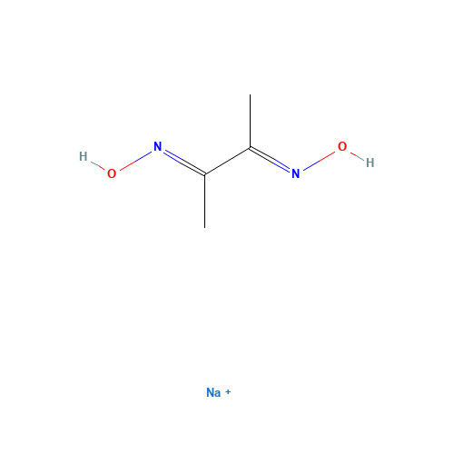 butane-2,3-dione dioxime,sodium salt (CAS: 30866-95-6) - Chemical Structure and Molecular Formula 