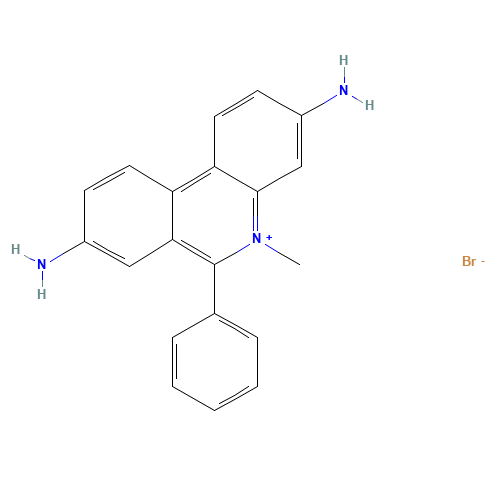 Dimidium bromide (CAS: 518-67-2) - Chemical Structure and Molecular Formula 