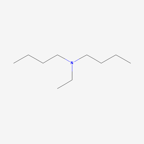DI-N-BUTYLETHYLAMINE (CAS: 4458-33-7) - Chemical Structure and Molecular Formula 