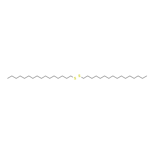 dihexadecyl disulphide (CAS: 1561-75-7) - Chemical Structure and Molecular Formula 