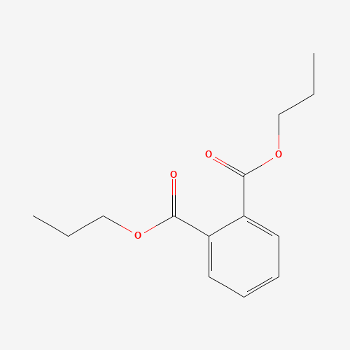 DIPROPYL PHTHALATE (CAS: 131-16-8) - Chemical Structure and Molecular Formula 