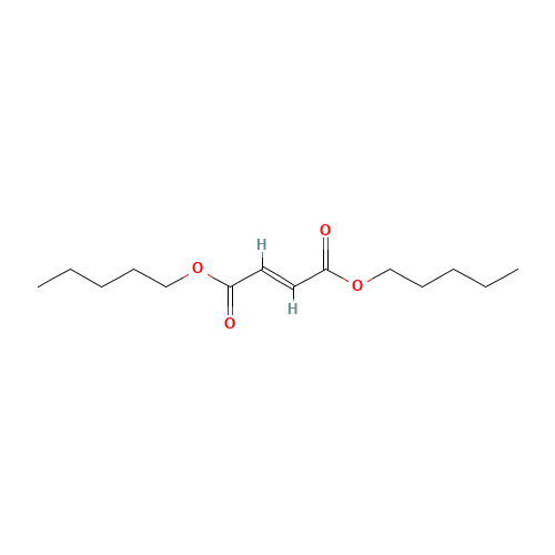 DIPENTYL FUMARATE (CAS: 20314-74-3) - Chemical Structure and Molecular Formula 