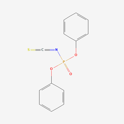 DIPHENYL PHOSPHOROISOTHIOCYANATIDATE,95 (CAS: 13561-75-6) - Chemical Structure and Molecular Formula 