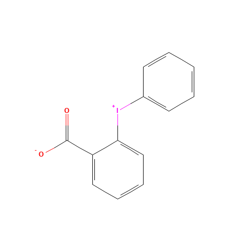DIPHENYLIODONIUM-2-CARBOXYLATE MONOHYDRATE (CAS: 1488-42-2) - Chemical Structure and Molecular Formula 