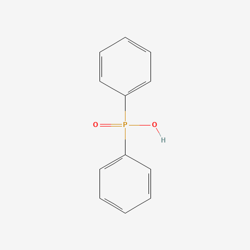Diphenylphosphinic acid (CAS: 1707-03-5) - Chemical Structure and Molecular Formula 