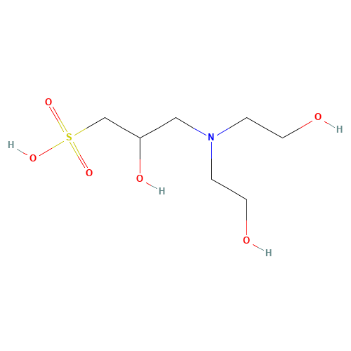 3-[N,N-Bis(2-hydroxyethyl)amino]-2-hydroxy-1-propanesulfonic acid (CAS: 68399-80-4) - Related Chemical Product