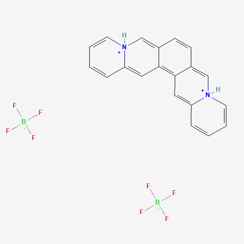 Dipyrido[2,1-b:12j][3,8]phenanthrolinediiumbistetrafluoroborate (CAS: 21279-13-0) - Chemical Structure and Molecular Formula 