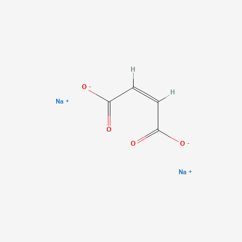 MALEIC ACID DISODIUM SALT (CAS: 371-47-1) - Chemical Structure and Molecular Formula 