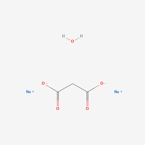 MALONIC ACID DISODIUM SALT MONOHYDRATE (CAS: 26522-85-0) - Chemical Structure and Molecular Formula 