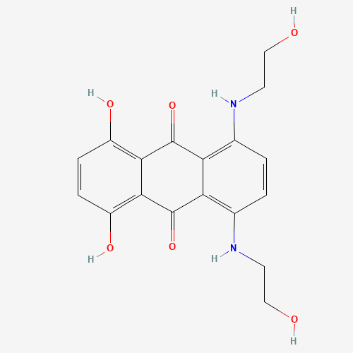 DISPERSE BLUE 7 (CAS: 3179-90-6) - Chemical Structure and Molecular Formula 