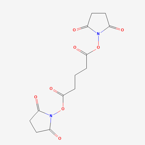 DISUCCINIMIDYL GLUTARATE (CAS: 79642-50-5) - Chemical Structure and Molecular Formula 