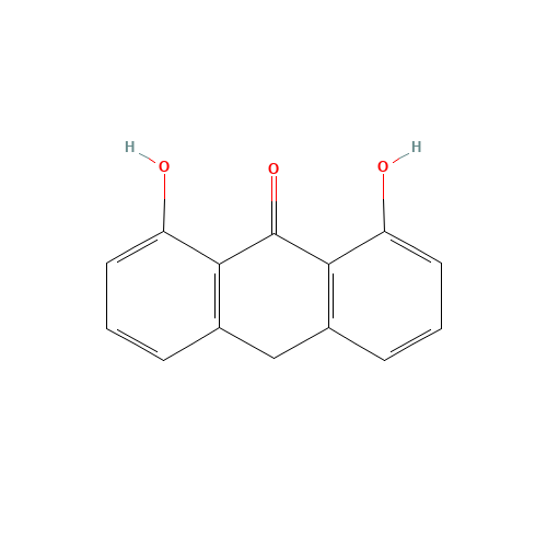ANTHRALIN (CAS: 1143-38-0) - Chemical Structure and Molecular Formula 