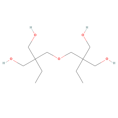 Di(trimethylol propane) (CAS: 23235-61-2) - Chemical Structure and Molecular Formula 