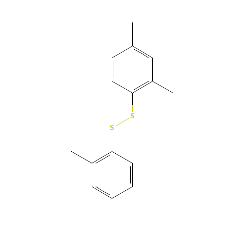 DIXYLYL DISULPHIDE (CAS: 27080-90-6) - Chemical Structure and Molecular Formula 