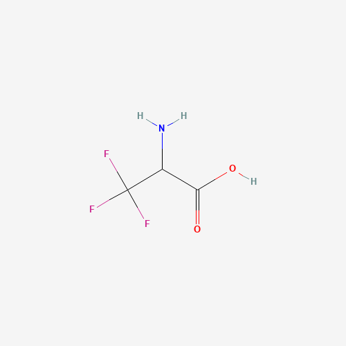3,3,3-Trifluoro-DL-alanine (CAS: 17463-43-3) - Chemical Structure and Molecular Formula 