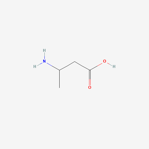 DL-3-Aminobutyric acid (CAS: 2835-82-7) - Chemical Structure and Molecular Formula 