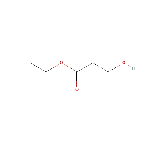 ETHYL 3-HYDROXYBUTYRATE (CAS: 35608-64-1) - Chemical Structure and Molecular Formula 