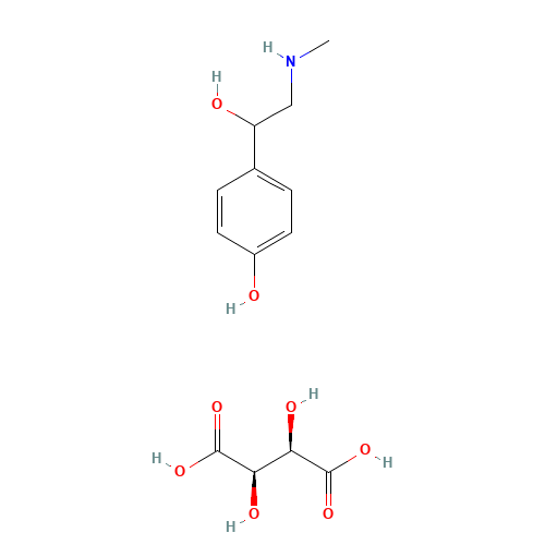 (beta-,4-dihydroxyphenethyl)methylammonium hydrogen [R-(R*,R*)]-tartrate (CAS: 136-38-9) - Related Chemical Product