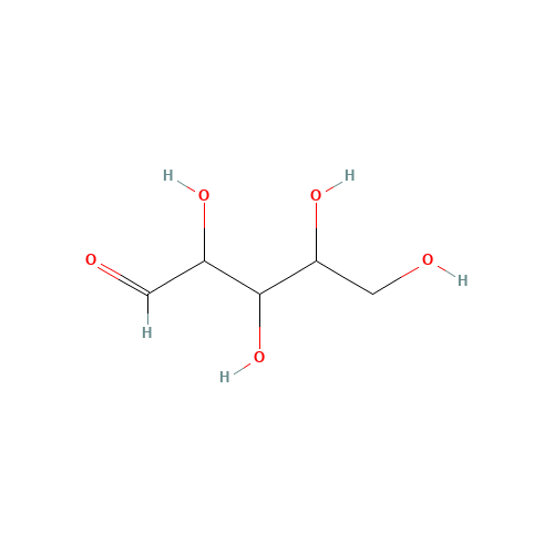 DL-Arabinose (CAS: 147-81-9) - Chemical Structure and Molecular Formula 