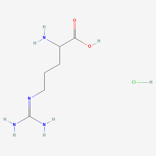 DL-Arginine hydrochloride monohydrate (CAS: 32042-43-6) - Chemical Structure and Molecular Formula 
