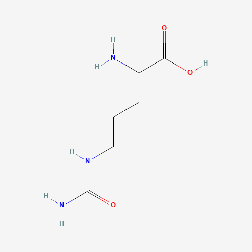 DL-CITRULLINE (CAS: 627-77-0) - Chemical Structure and Molecular Formula 