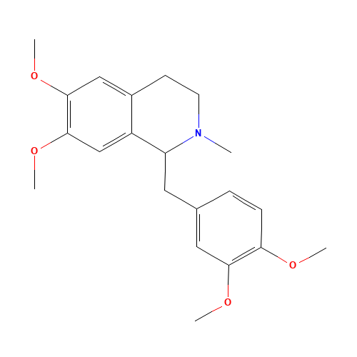DL-LAUDANOSINE (CAS: 1699-51-0) - Chemical Structure and Molecular Formula 