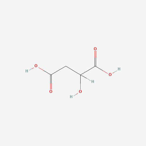 DL-Malic acid (CAS: 617-48-1) - Chemical Structure and Molecular Formula 