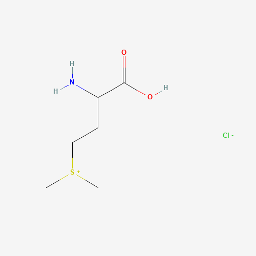 DL-METHIONINE METHYLSULFONIUM CHLORIDE (CAS: 3493-12-7) - Chemical Structure and Molecular Formula 