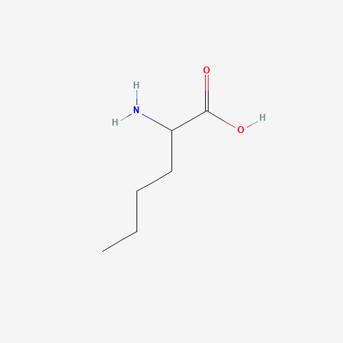 DL-Norleucine (CAS: 616-06-8) - Chemical Structure and Molecular Formula 