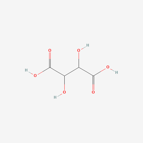 DL-Tartaric acid (CAS: 133-37-9) - Chemical Structure and Molecular Formula 
