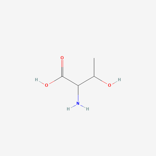 DL-Threonine (CAS: 80-68-2) - Chemical Structure and Molecular Formula 