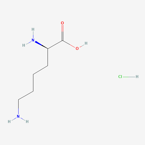 D-Lysine hydrochloride (CAS: 7274-88-6) - Chemical Structure and Molecular Formula 