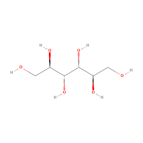 D-Mannitol (CAS: 69-65-8) - Chemical Structure and Molecular Formula 