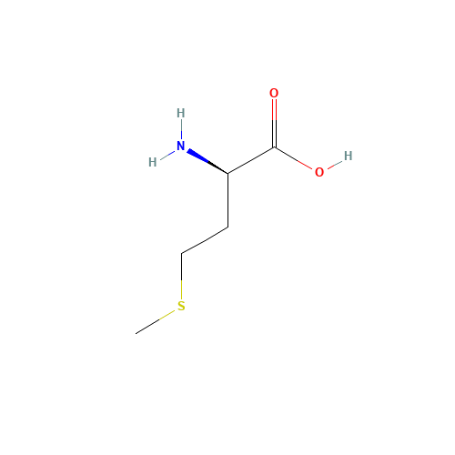 D-Methionine (CAS: 348-67-4) - Chemical Structure and Molecular Formula 