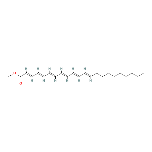METHYL DOCOSAHEXAENOATE (CAS: 28061-46-3) - Chemical Structure and Molecular Formula 