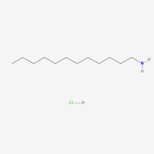 DODECYLAMINE HYDROCHLORIDE (CAS: 929-73-7) - Chemical Structure and Molecular Formula 