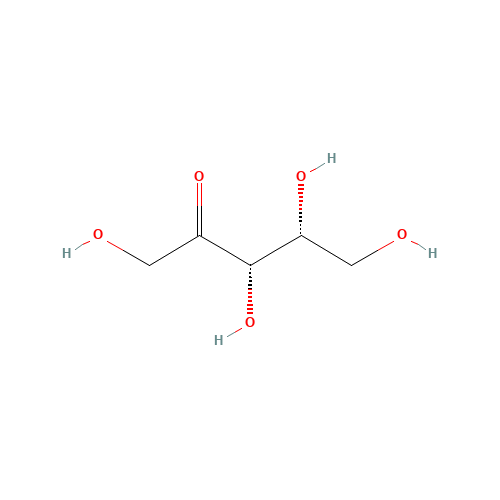 D-XYLULOSE (CAS: 551-84-8) - Chemical Structure and Molecular Formula 
