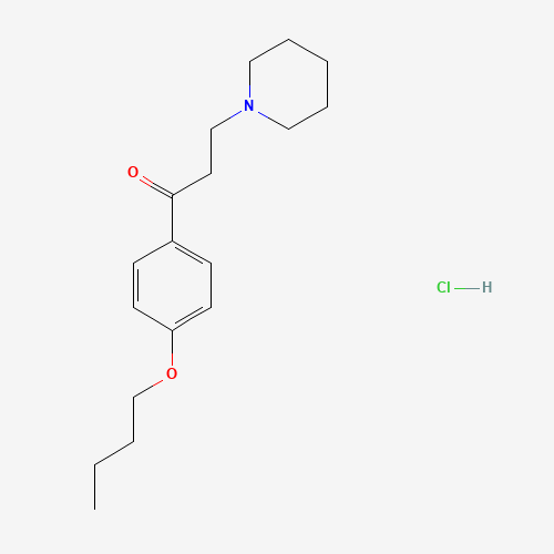 Dyclonine hydrochloride (CAS: 536-43-6) - Chemical Structure and Molecular Formula 