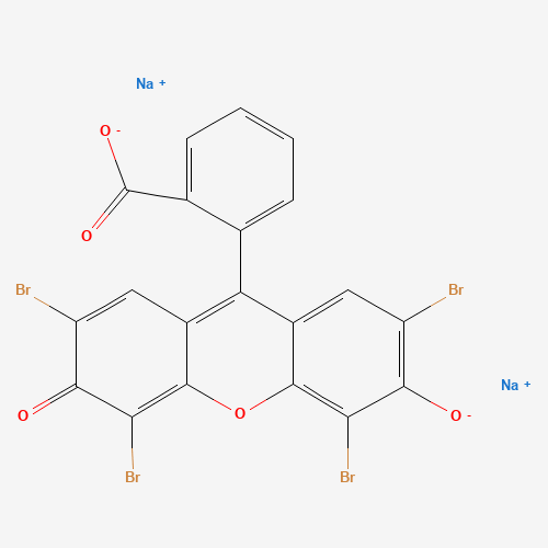 Acid Red 87 (CAS: 548-26-5) - Chemical Structure and Molecular Formula 