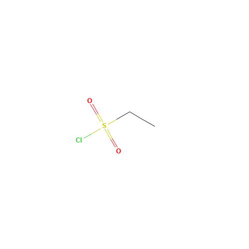 Ethanesulfonyl chloride (CAS: 594-44-5) - Chemical Structure and Molecular Formula 