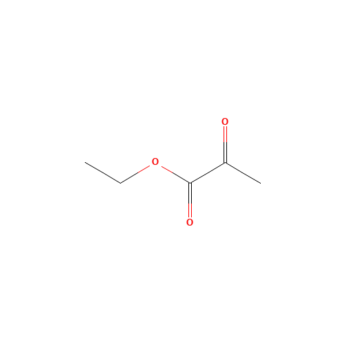 Ethyl pyruvate (CAS: 617-35-6) - Chemical Structure and Molecular Formula 