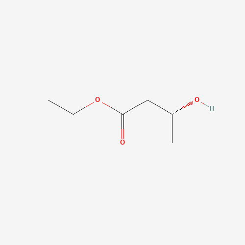 Ethyl (R)-3-hydroxybutyrate (CAS: 24915-95-5) - Chemical Structure and Molecular Formula 