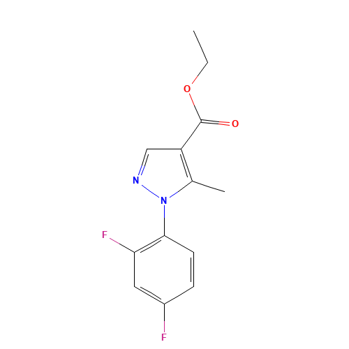 ETHYL 1-(2,4-DIFLUOROPHENYL)-5-METHYLPYRAZOLE-4-CARBOXYLATE (CAS: 175135-71-4) - Related Chemical Product
