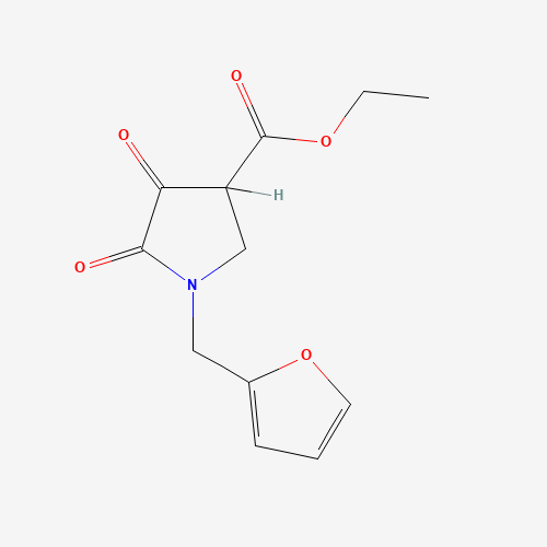 ETHYL 1-(2-FURYLMETHYL)-4,5-DIOXOPYRROLIDINE-3-CARBOXYLATE (CAS: 142774-43-4) - Related Chemical Product