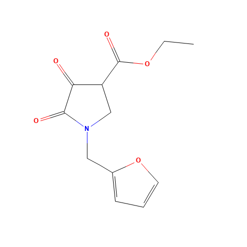 ETHYL 1-(2-FURYLMETHYL)-4,5-DIOXOPYRROLIDINE-3-CARBOXYLATE (CAS: 142774-43-4) - Related Chemical Product