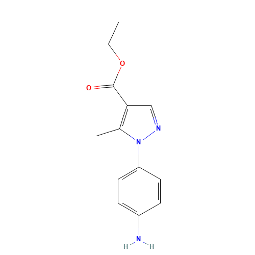 ETHYL 1-(4-AMINOPHENYL)-5-METHYL-1H-PYRAZOLE-4-CARBOXYLATE (CAS: 260046-88-6) - Related Chemical Product