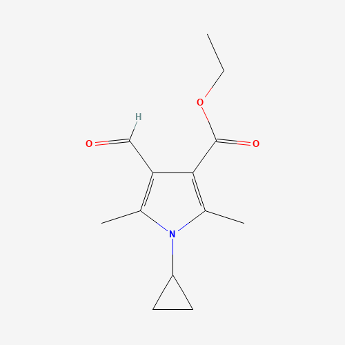ETHYL 1-CYCLOPROPYL-4-FORMYL-2,5-DIMETHYL-1H-PYRROLE-3-CARBOXYLATE (CAS: 423768-53-0) - Related Chemical Product