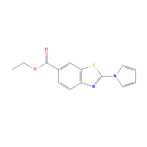 ETHYL 2-(1H-PYRROL-1-YL)-1,3-BENZOTHIAZOLE-6-CARBOXYLATE (CAS: 289651-81-6) - Related Chemical Product