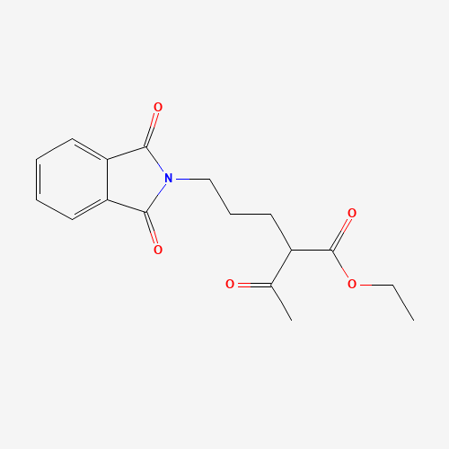 ETHYL 2-(3-N-PHTHALIMIDOPROPYL)ACETOACETATE (CAS: 55747-45-0) - Chemical Structure and Molecular Formula 